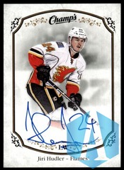 2015-16 Upper Deck Champ's Autographs Jiri Hudler Auto Calgary Flames #184
